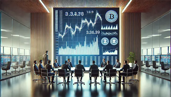 Volatilidade do mercado de criptomoedas