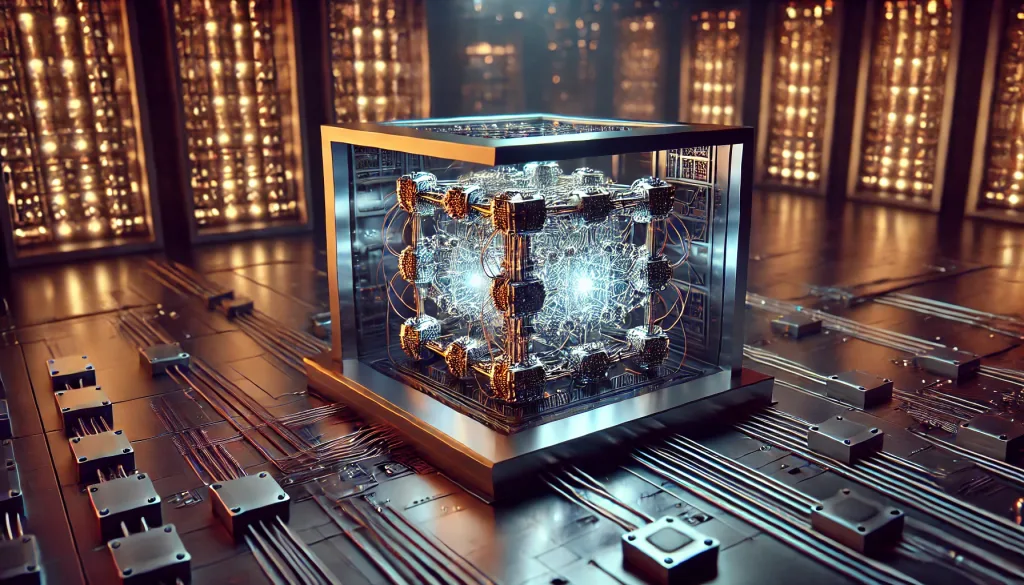 Quantum computing concept